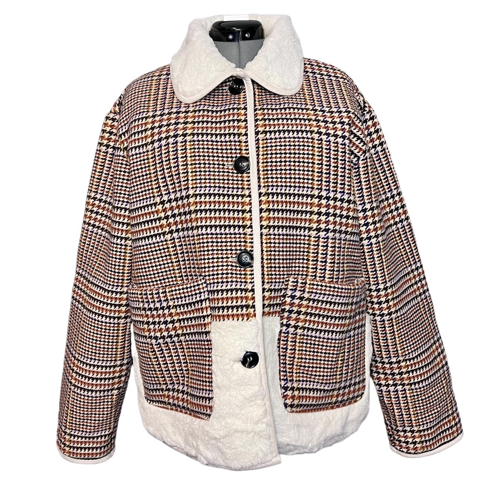 RO&DE Faux Fur Trim Jacket